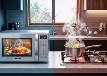 Quanto custa usar o micro-ondas no lugar do fogão para esquentar comida todo dia
