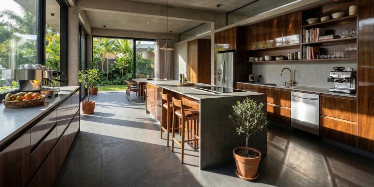 Designer de interiores afirma: "Nem pense em colocar piso laminado na cozinha. Este porcelanato técnico é muito melhor."