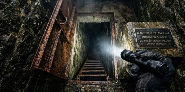 Um bunker da Guerra Fria, que se acreditava estar perdido, foi encontrado perto de um castelo medieval.