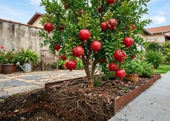 Esta é a árvore perfeita para o seu jardim, não racha o piso e dá frutos saborosos o verão todo