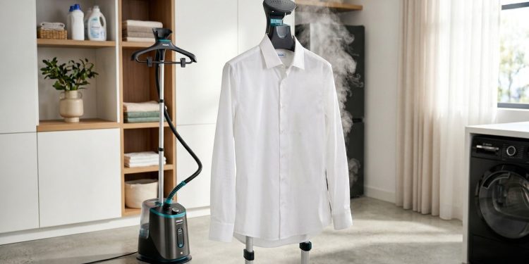 Adeus ferro de passar tradicional! Nova tecnologia passa roupa em pé em segundos
