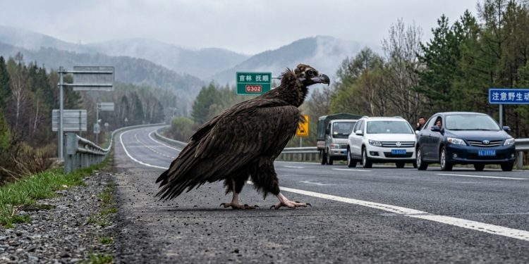 “Yang Guo, sua águia apareceu”: a misteriosa ave gigante surgiu em Jilin e revelou-se ser um animal protegido de primeira classe