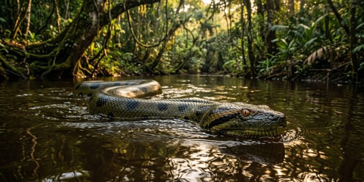 O tamanho assustador das anacondas gigantes sempre fascinou a humanidade pela força bruta