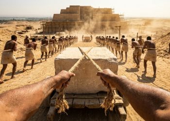Como os egípcios conseguiam construir estruturas gigantes sem tecnologia moderna