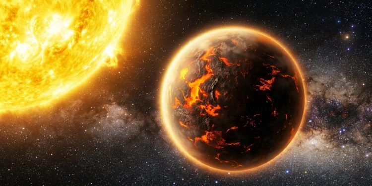 O telescópio Webb detectou uma atmosfera impossível em uma Terra antiga
