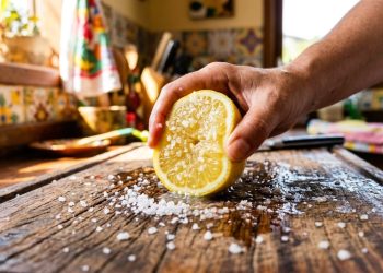 Casca de limão com sal grosso: por que essa combinação é recomendada e para que serve na cozinha e na limpeza