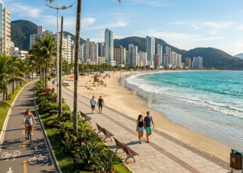 A cidade que cresceu 70% tem qualidade de vida alta e praia de águas azul-turquesa