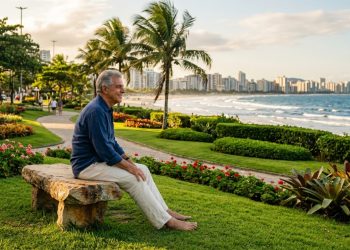 Essa cidade tem 5,3 km de jardim à beira-mar no Guinness e é pódio entre os melhores lugares para viver depois dos 60 anos