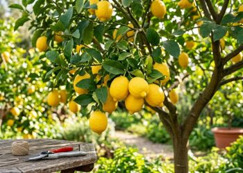 Como podar um limoeiro para obter uma planta viçosa e muitos frutos