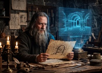 O esboço de Leonardo da Vinci foi restaurado e agora a ciência descobriu que ele escondia muito mais do que apenas teorias.
