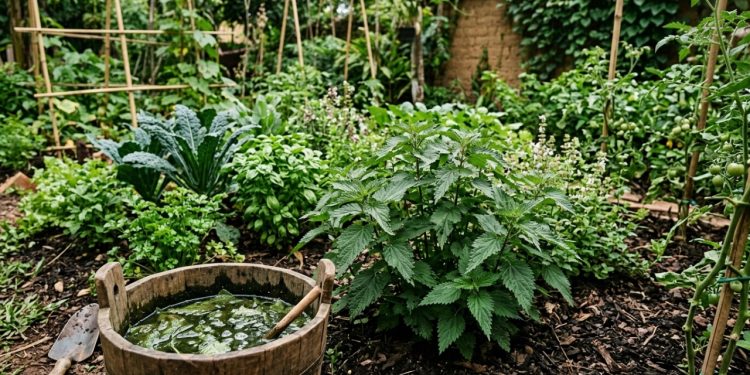 Urtigas transformam o quintal em ambiente autossustentável com fertilizante natural