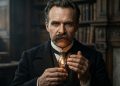Frase do dia de Friedrich Nietzsche: “Aquele que tem um porquê para viver pode suportar quase qualquer como”