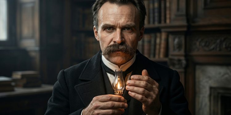 Frase do dia de Friedrich Nietzsche: “Aquele que tem um porquê para viver pode suportar quase qualquer como”
