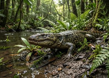 Pesquisadores descobrem espécie inédita de anfíbio de 280 milhões de anos com característica nunca vista no grupo