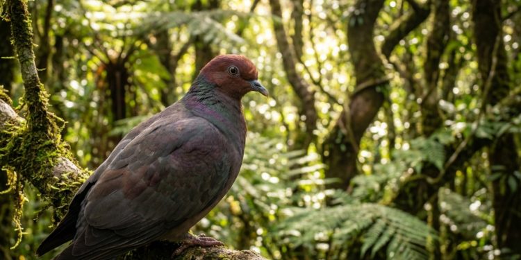 O resgate do pombo-de-cabeça-vermelha, uma rara ave silvestre no Japão, provou de forma impressionante que a força de regeneração da fauna é assustadora quando recebe uma segunda chance