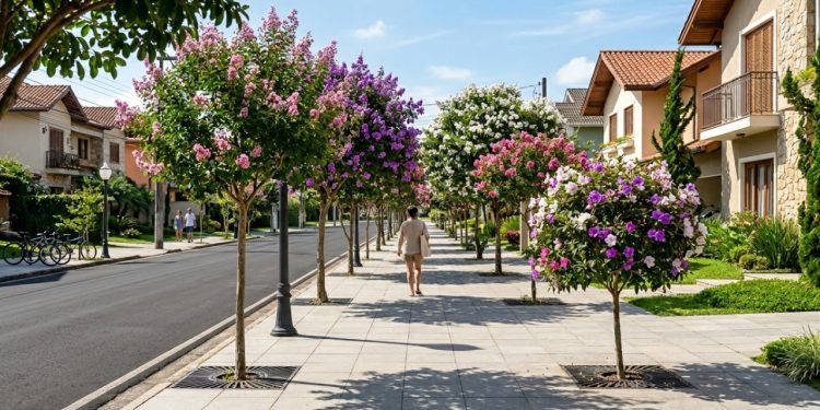 Árvores de raízes comportadas embelezam calçadas sem danificar estruturas urbanas