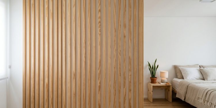 Gastei R$ 90 para fazer uma parede decorativa com ripado simples e o efeito ficou elegante