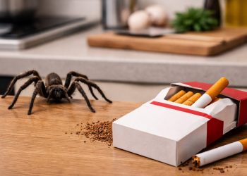 Repelente caseiro para afastar aranhas de casa de forma segura e natural usando apenas um cigarro