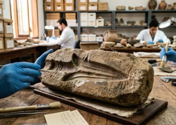 Artefato de 3.000 anos passou anos escorando um celeiro sem que ninguém percebesse