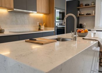 Adeus às bancadas de granito: a tendência de bancadas de quartzo para 2026 que unem resistência e elegância