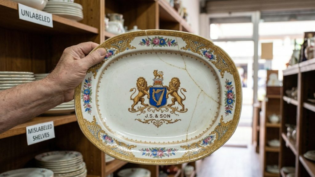 Um homem compra uma bandeja em um brechó e seu valor se multiplica por milhares: "Apenas duas nos últimos 50 anos."
