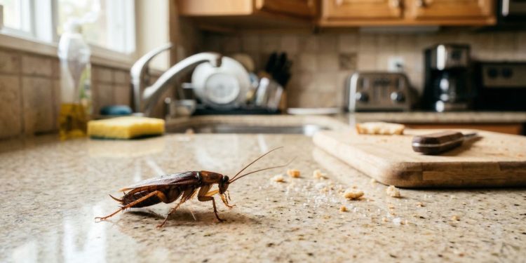 O que significa quando baratas aparecem de dia na sua cozinha?