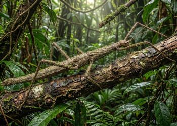 O maior inseto do mundo pode chegar a mais de 50 cm e vive em florestas tropicais