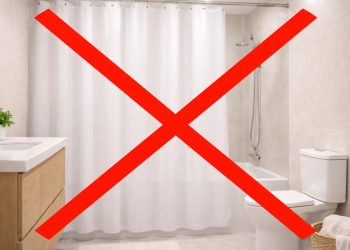 Adeus às cortinas de chuveiro: a tendência minimalista com box de vidro que transforma o banheiro