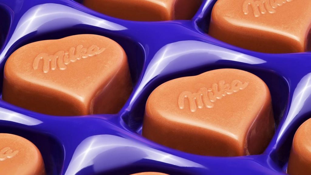 caixa de bombons para Páscoa
