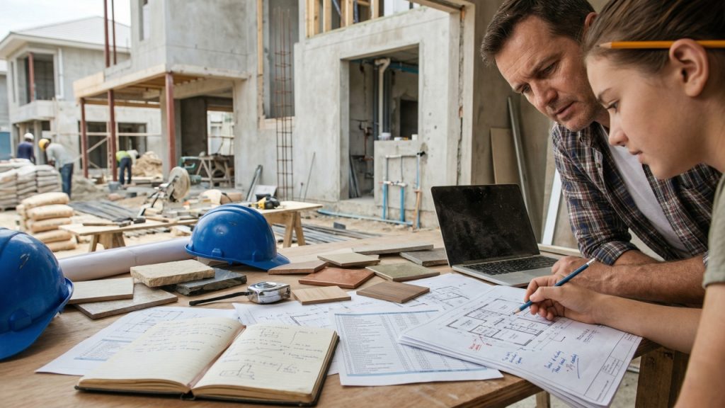 Pai e filha transformam a casa da família em realidade após 3 anos de obra