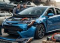 Com apenas 12.500 km, um Toyota Corolla vai para o ferro-velho, e seus funcionários explicam por que esse híbrido ultrapassa facilmente os 300.000 km
