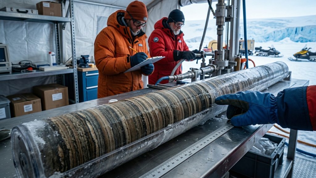 Cientistas perfuram 523 metros sob o gelo da Antártida e recuperam registro geológico de 23 milhões de anos