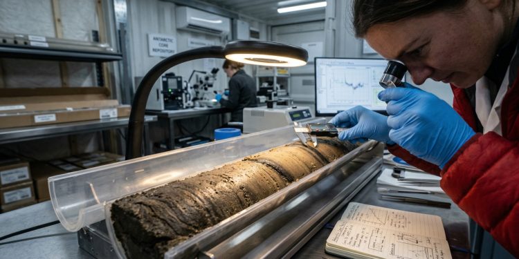 Cientistas perfuram 523 metros sob o gelo da Antártida e recuperam registro geológico de 23 milhões de anos