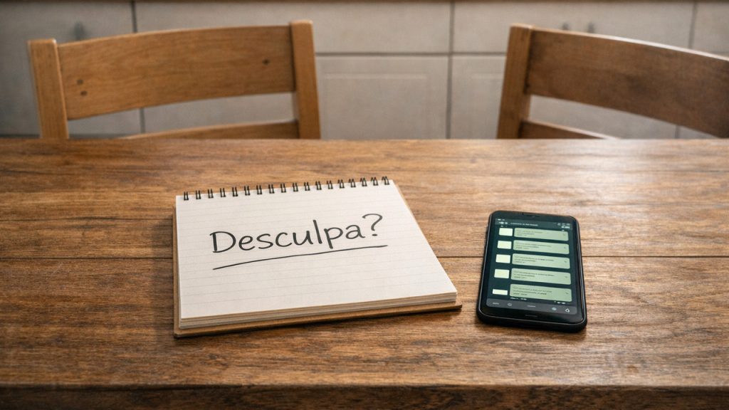 desculpas