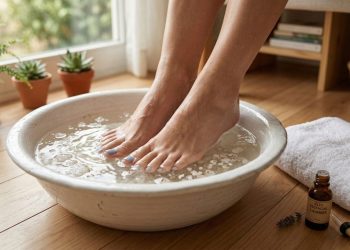 Deixar os pés de molho em água morna com sal grosso: para que serve, por que podólogos recomendam e como fazer