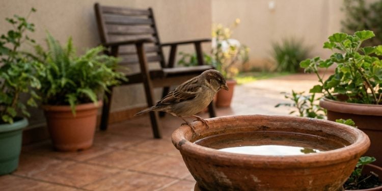 O que significa quando os pássaros vão constantemente a uma casa?