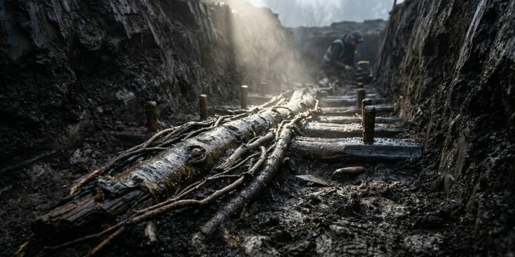 Imagine caminhar sobre um pântano sem saber que, a poucos metros abaixo dos seus pés, existe uma estrada construída há 6.000 anos