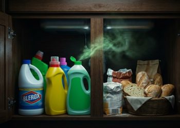 Lembre-se disso para sempre: por que os produtos de limpeza nunca devem ser guardados embaixo da pia com os alimentos?