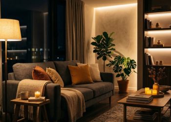 A iluminação aconchegante pode mudar a casa inteira sem reforma grande e com custo menor do que parece
