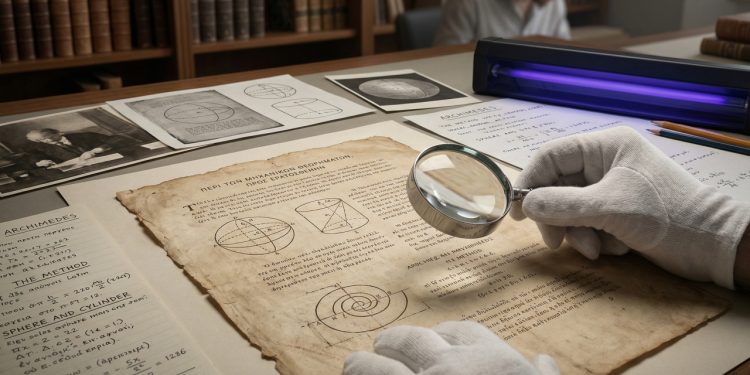 Uma brincadeira leva à solução do mistério... O manuscrito perdido de Arquimedes retorna após dois mil anos