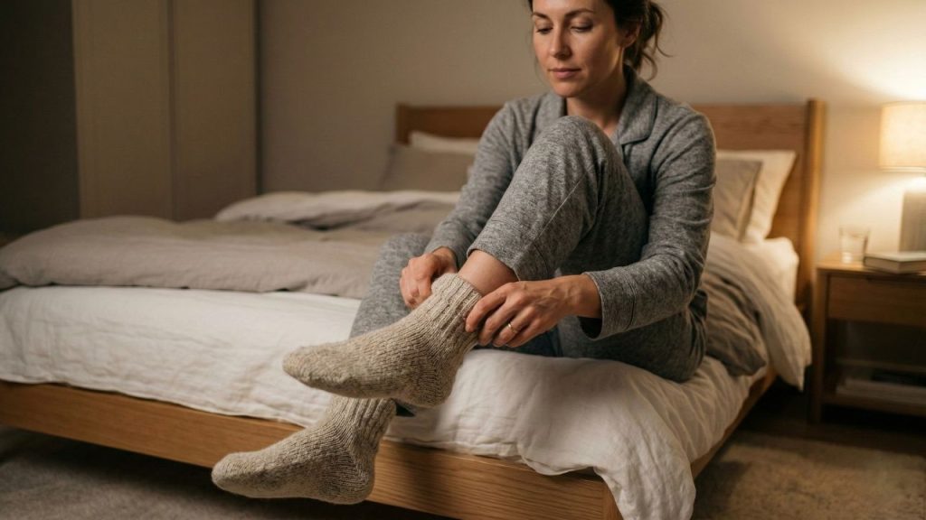 Por que algumas pessoas só conseguem dormir com meias