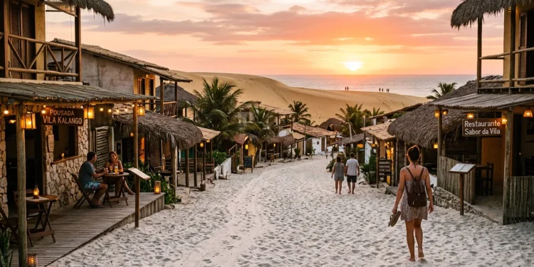 Única brasileira entre as 10 praias mais bonitas do mundo: essa vila tem dunas que se movem 30 metros por ano e céu sem postes de luz
