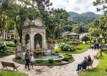 A única cidade fora da França que tem uma fonte igual à de Vichy fica na Serra da Mantiqueira e guarda outras 8 águas minerais