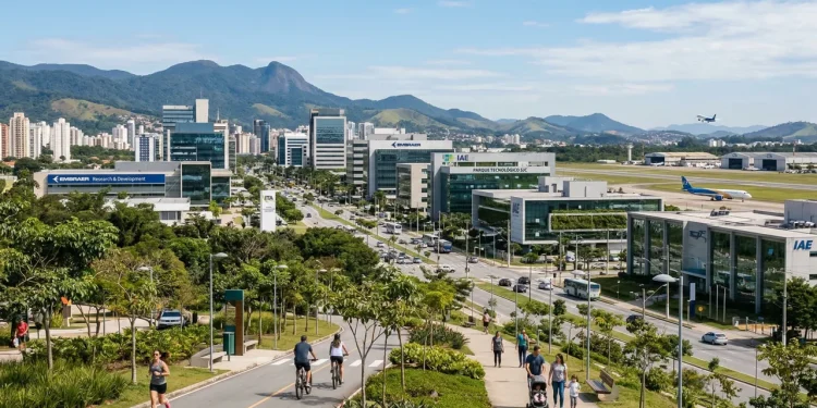 A 1ª cidade do mundo certificada com nível platina em qualidade de vida é o maior centro aeroespacial da América Latina e fica no interior de São Paulo