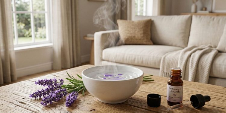 A casa fica com cheiro de spa de luxo: você só precisa de água quente e algumas gotas de óleo de lavanda