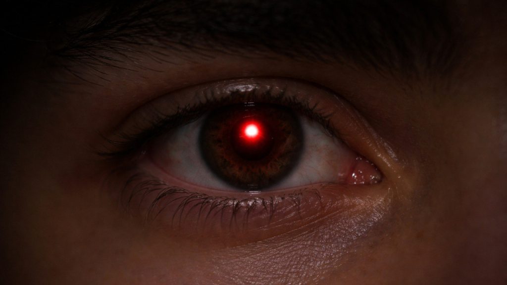 olhos vermelhos nas fotos
