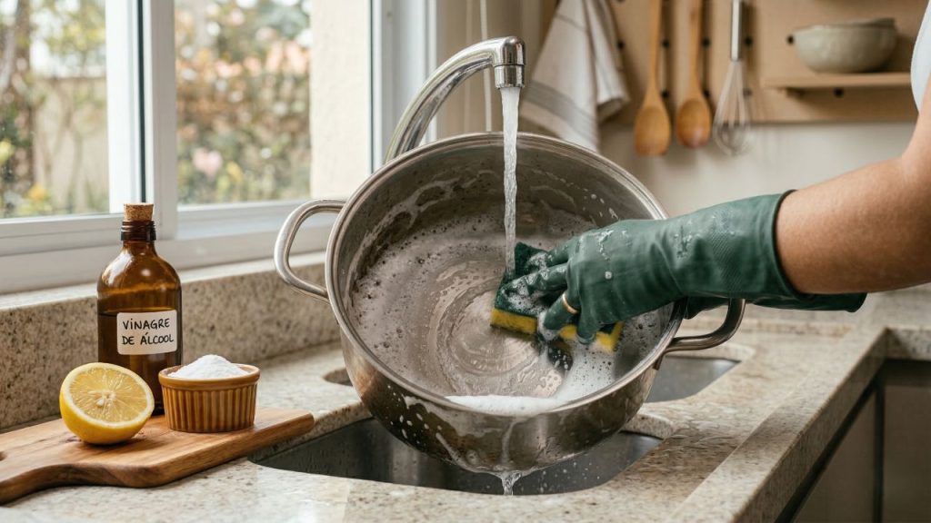 Com ingredientes que você já tem em casa: 4 maneiras de deixar suas panelas brilhando