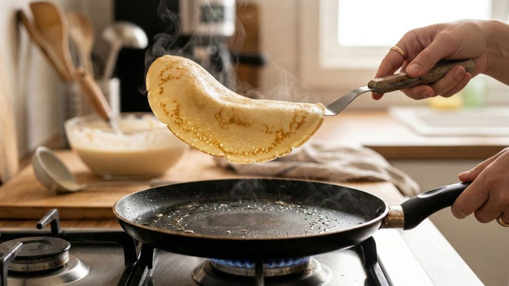 Panqueca de carne moída cremosa e gratinada que fica com queijo derretendo e molho encorpado
