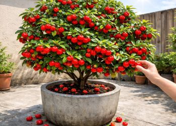 Esqueça a laranjeira: essa fruta cresce fácil em vasos grandes e produz colheitas saborosas mesmo em quintais pequenos