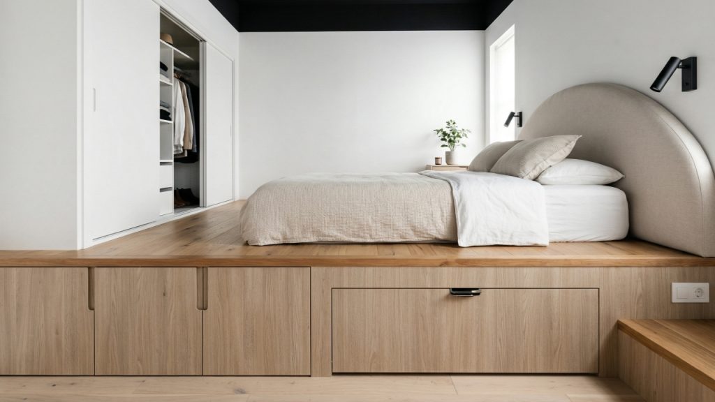O projeto que deixou o quarto mais limpo, funcional e moderno sem perder a identidade visual